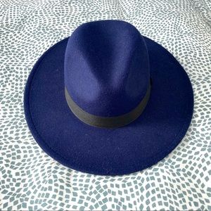 Structured Felt Wide Brim Fedora